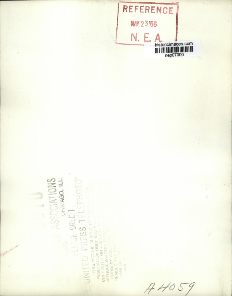 1956 Press Photo Senator Walter George Speaks at Poultry Festival, Cainesville