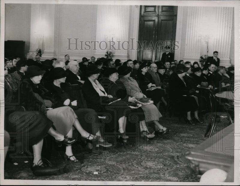 Load image into Gallery viewer, 1936 Press Photo Second House Sub-Cmte Hearing on Proposed Educational Repeal
