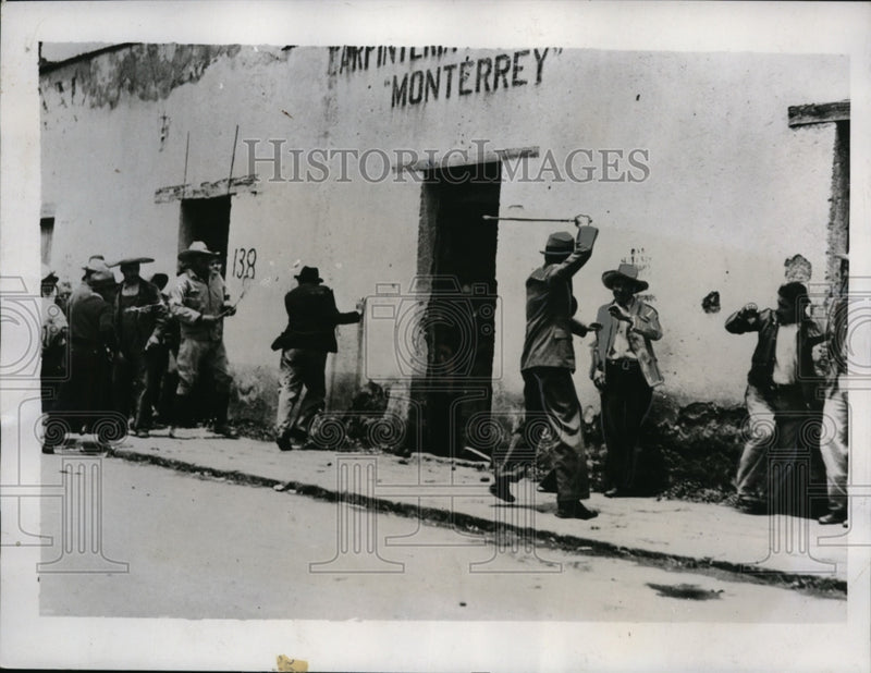 Load image into Gallery viewer, 1937 Press Photo Mexico City Congressional Election Rioting - nep07174
