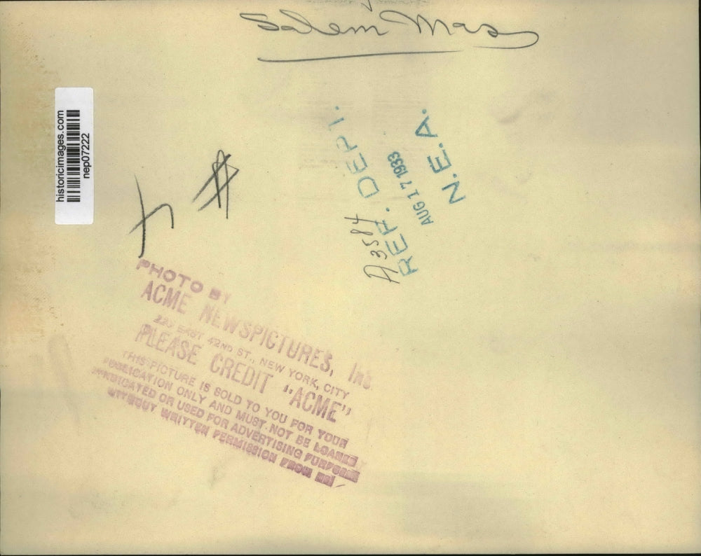 1933 Press Photo Crowds at a Salem Massacusetts trial - nep07222