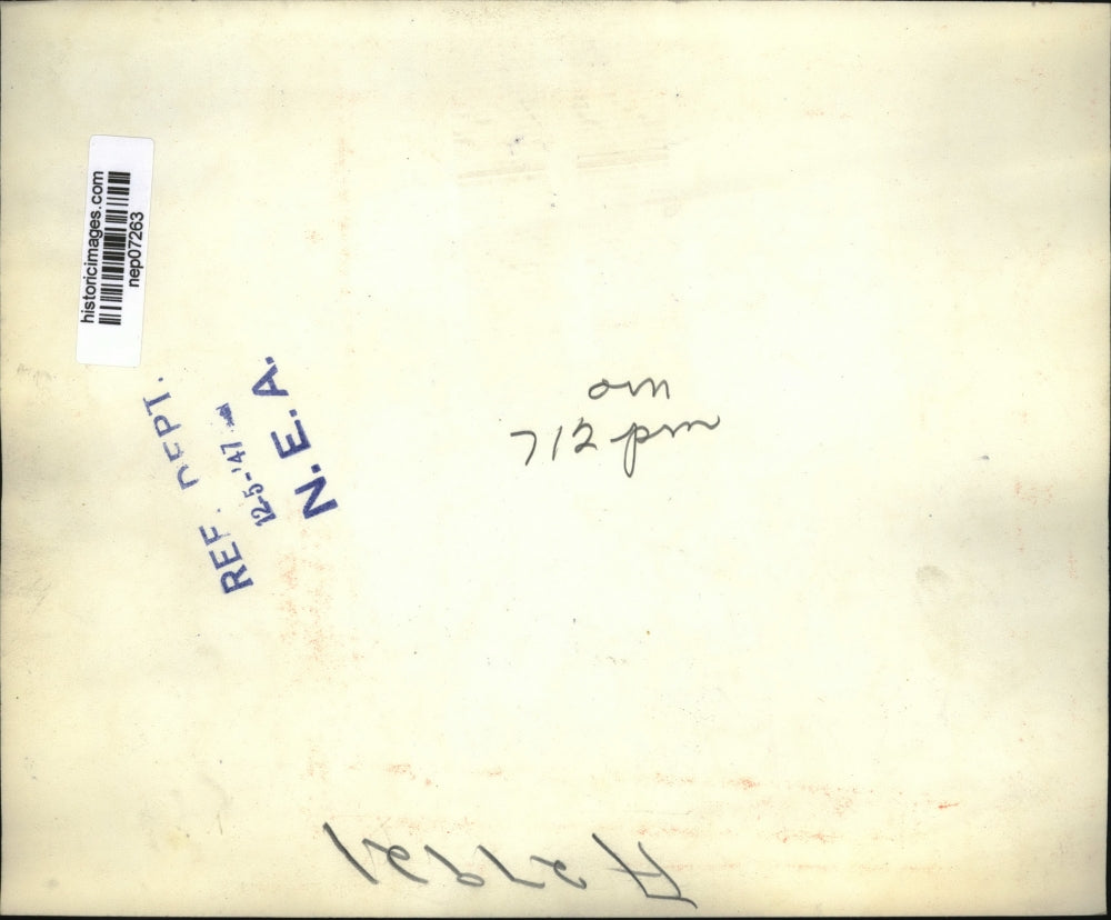 1947 Press Photo President Truman Receives Progress Report of Foreign Ministers