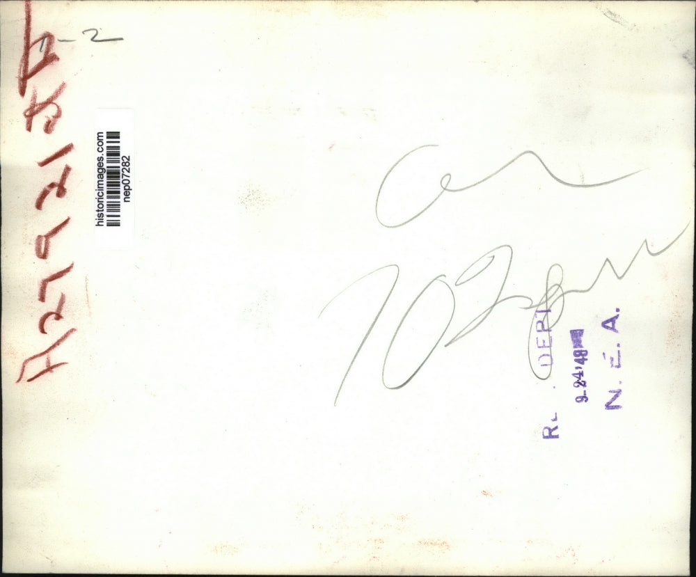 1948 Press Photo President Harry S. Truman with Kiwanis Officials at White house