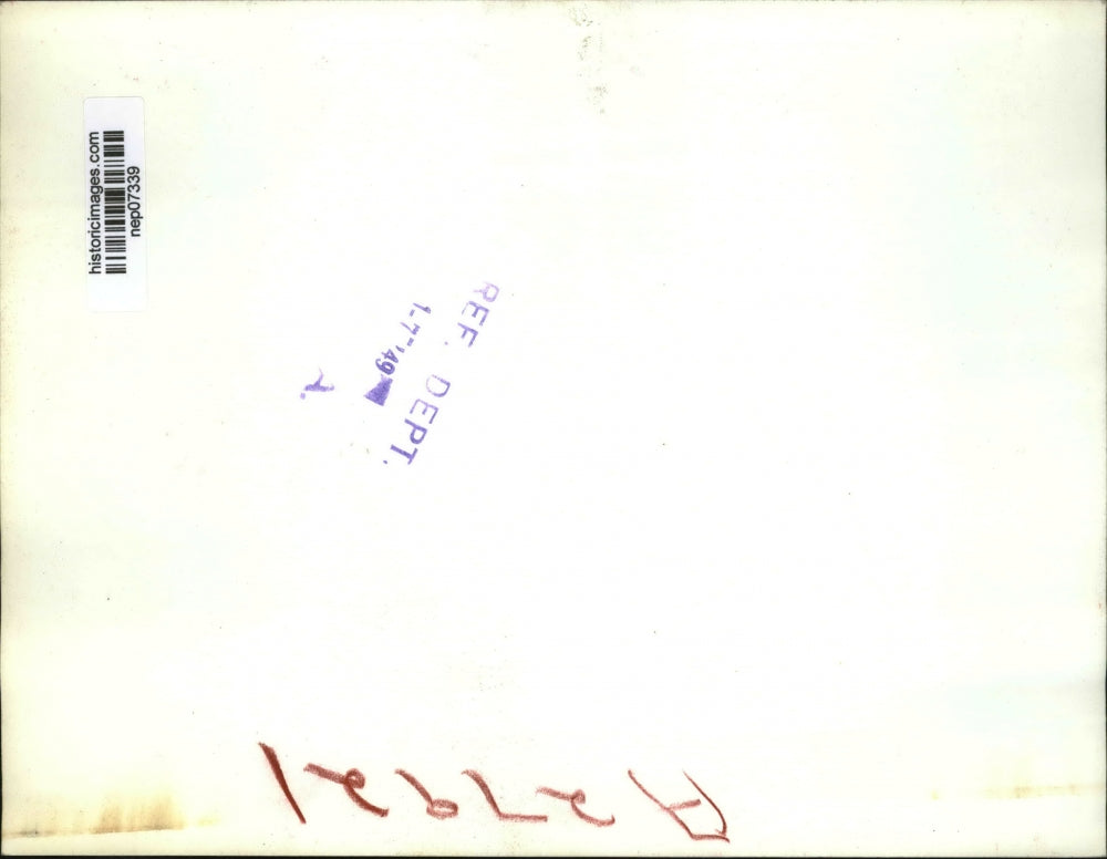 1949 Press Photo Harry S. Truman, Wife Bess, Romula Gallegos at White House