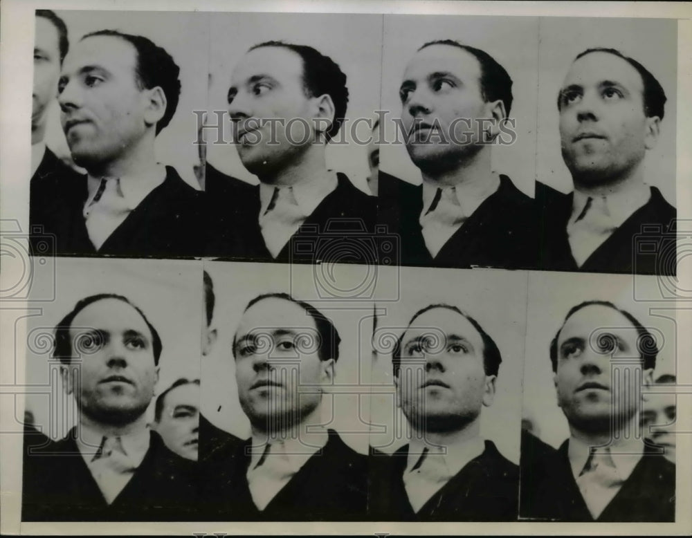 1936 Press Photo Murderer John Fiorenza in Homocide Court, New York City