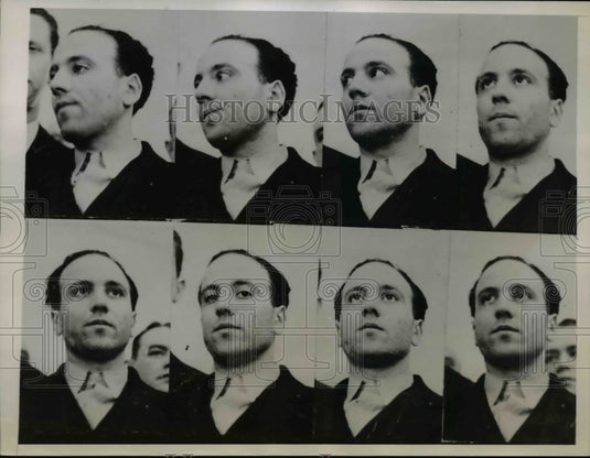 1936 Press Photo Murderer John Fiorenza in Homocide Court, New York City