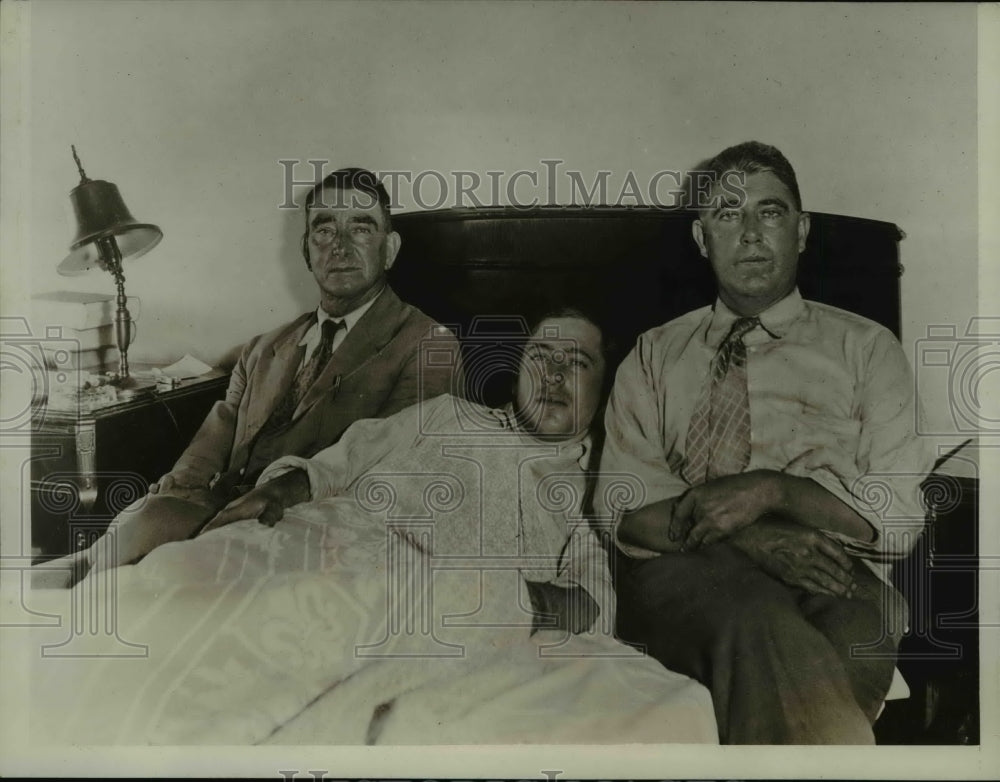 1929 Press Photo C.M. Lell, Ben Wells, & C. Saylors in Charlotte, North Carolina