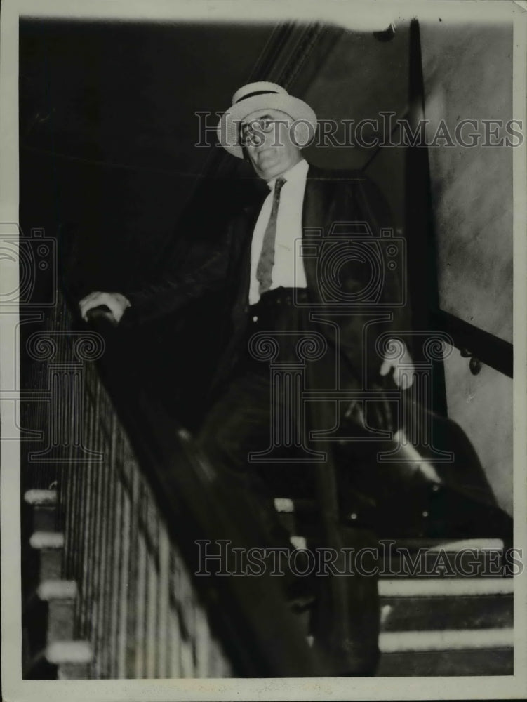 Load image into Gallery viewer, 1931 Press Photo Philip Yarrow Arrested for Failing to Pay $5000 Judgment
