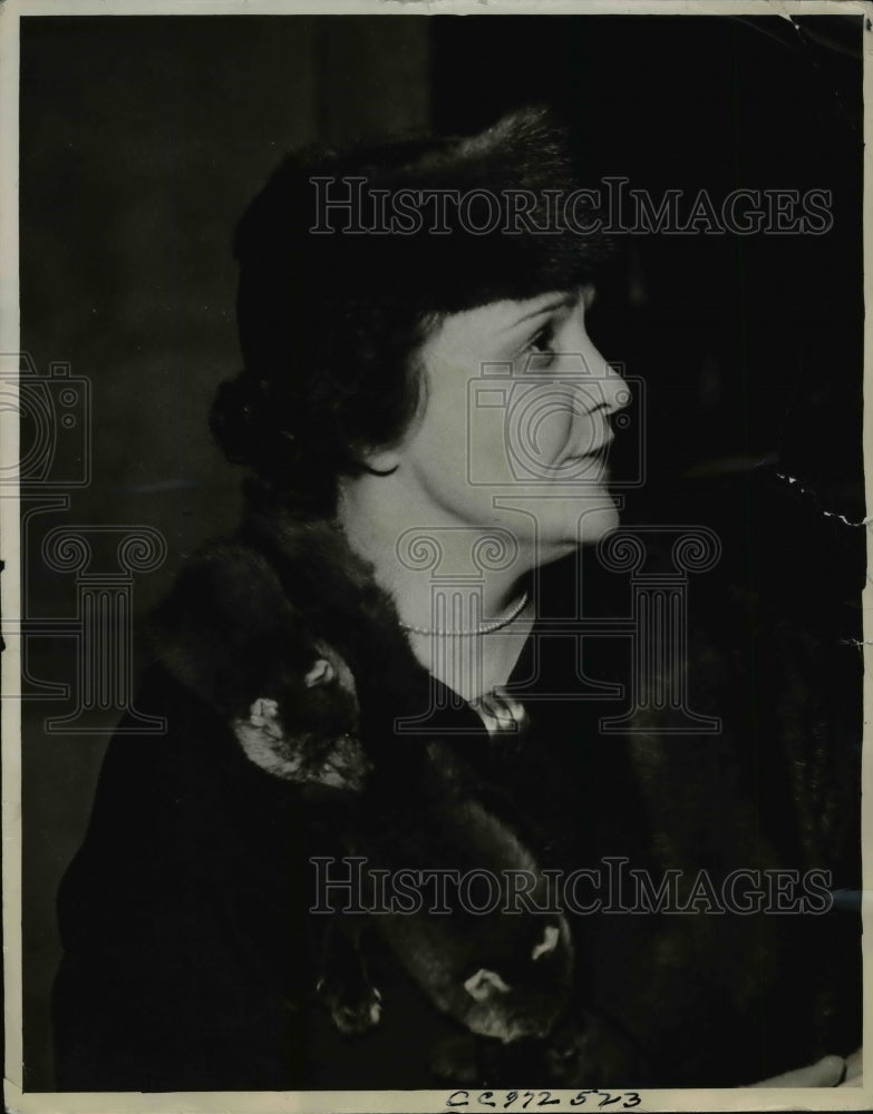 1935 Press Photo Mrs Nellie Muench trial for kidnap of Dr Kelly in Missouri