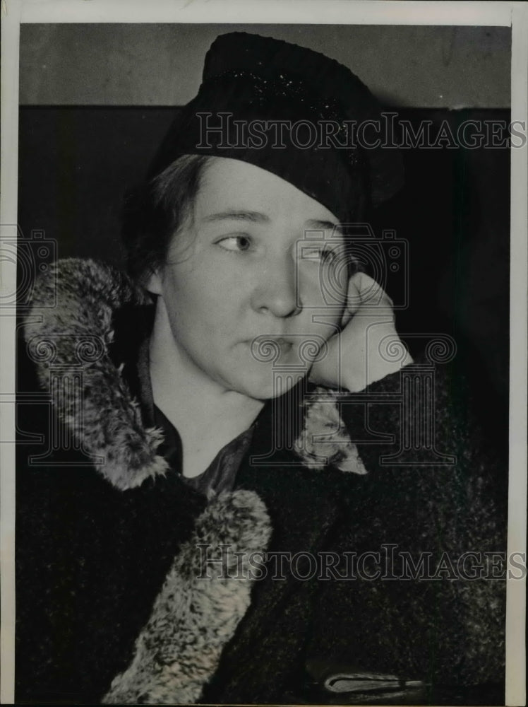 1938 Press Photo Mary McCullon Schuch, Chicago Nitroglycerine Bank Robber