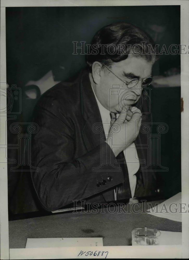 1939 Press Photo John Lewis Urges Oppressive Labor Practices Bill, Washington DC