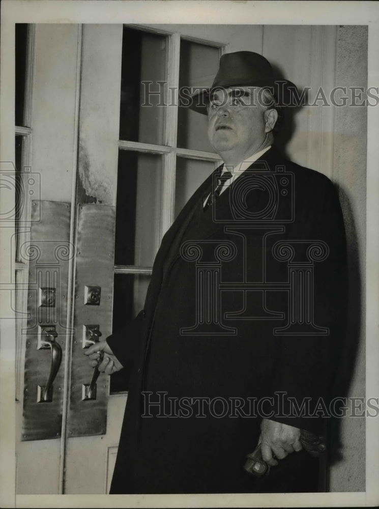1939 Press Photo John Lewis discussed Labor Situation, Roosevelt, White House