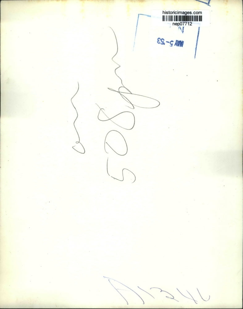 1953 Press Photo John L Lewis of UMW Testifies in Senate Labor Committee