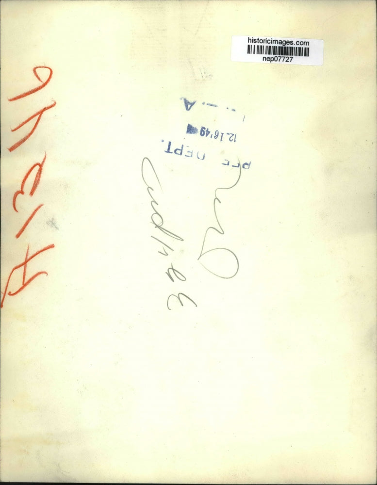 1949 Press Photo John L. Lewis at UMW Trustees Meeting in Washington, D.C.