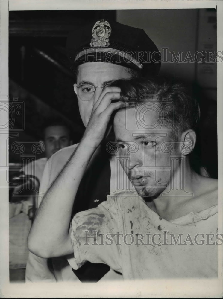 Load image into Gallery viewer, 1947 Press Photo Edward R. Hendren, Confessed Murder John Cusson, Illinois
