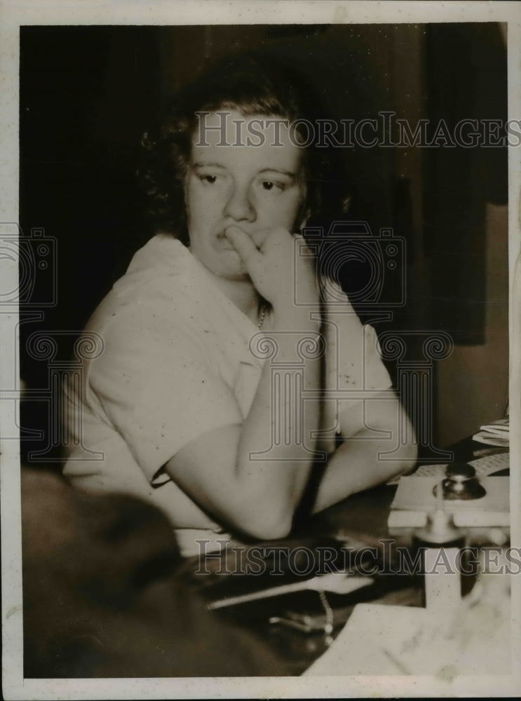 1937 Press Photo Charlotte Oxford of Harry Pain Murder in Index, Washington