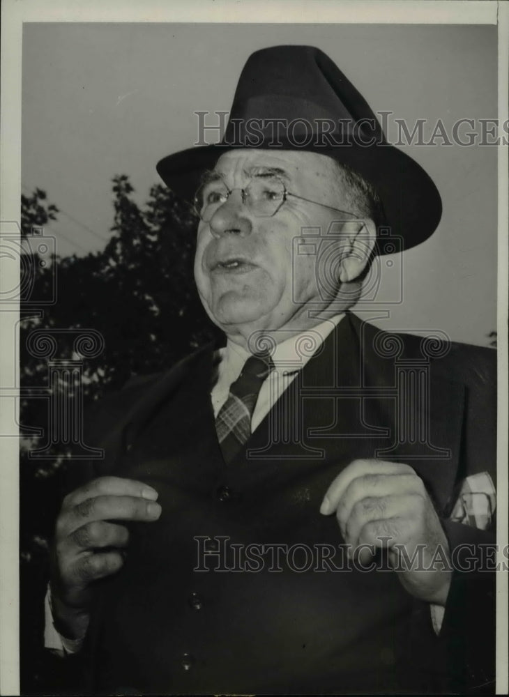 1940 Press Photo Presidential Candidate John Zahnd of Indianapolis - nep07865