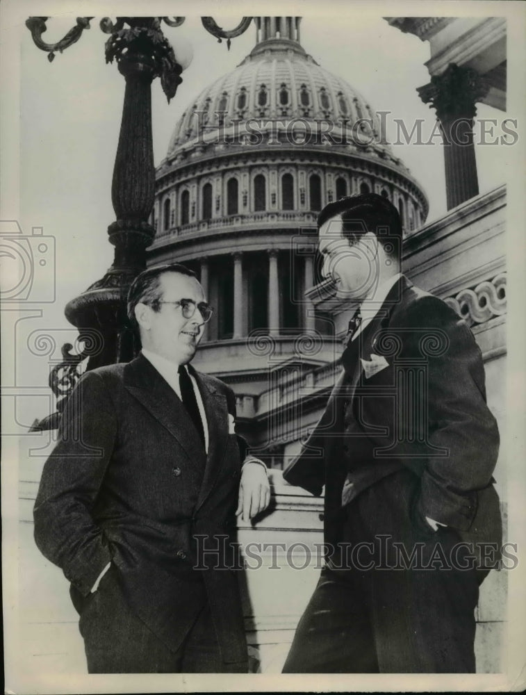 1951 Press Photo Arthur Vandenberg Jr son of late MI Senator & Sen Blair Moody
