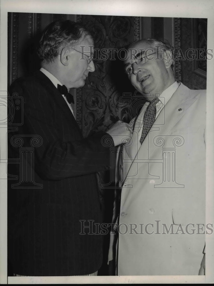 1940 Press Photo Michigan Senator Arthur Vandenberg &amp; Sen Burton Wheeler- Historic Images