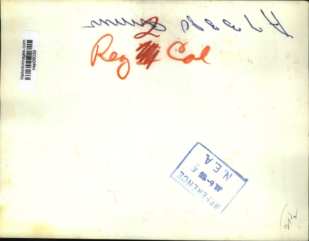 1955 Press Photo President Harry Truman Addresses United Nations - nep08039