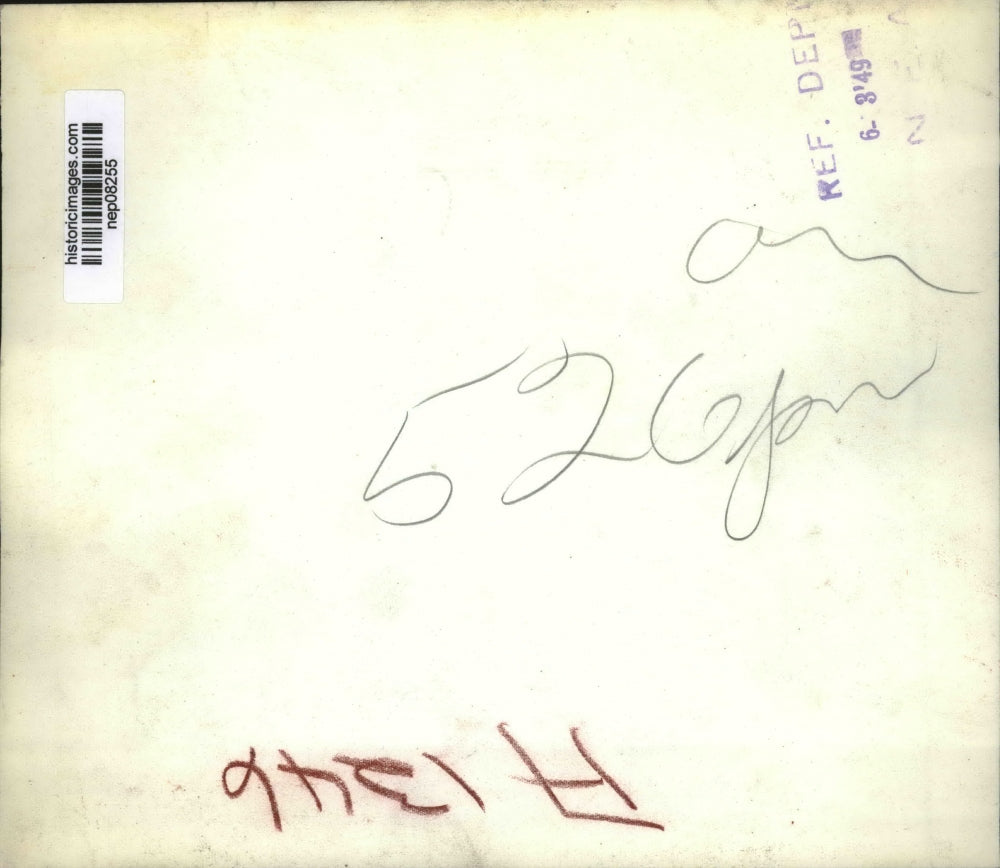 1949 Press Photo John L Lewis of United Mine Workers at Wage Policy Committee