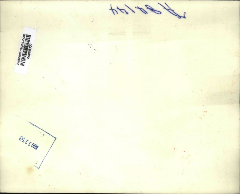 1953 Press Photo George Humphrey, Joseph Dodge Confer w/ Eugene Millikin