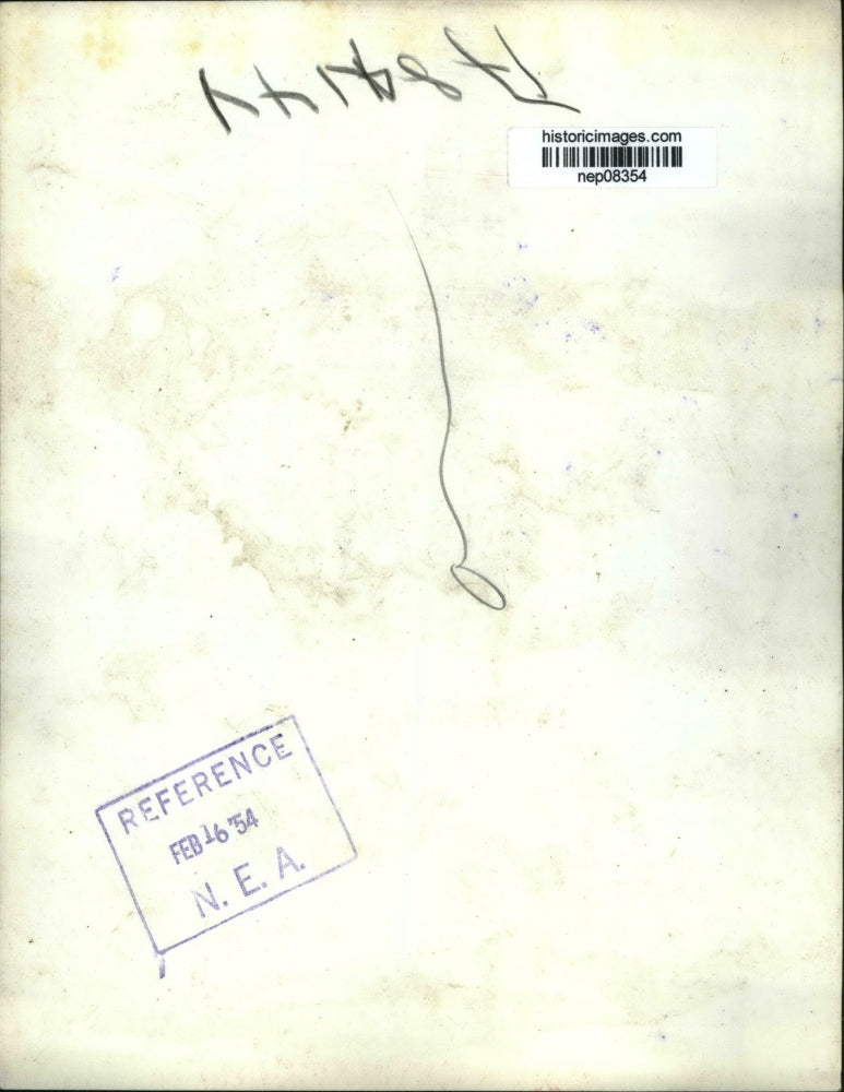 1954 Press Photo George M. Humphrey Talks to Congressional Economics Committee