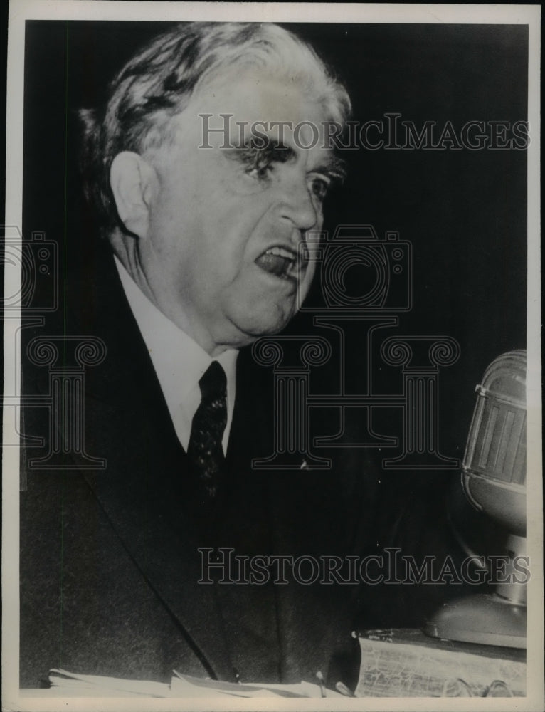 1948 Press Photo John Lewis Testified Before Senate Public Lands Subcommittee