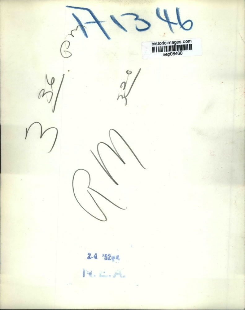 1952 Press Photo John L. Lewis Interrupts Sen Labor Sub-Cmte Proposal