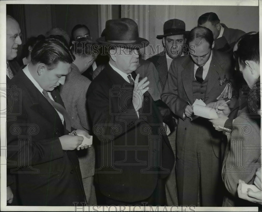 1941 Press Photo John Lewis Announces Termination of Negotiation Conversations