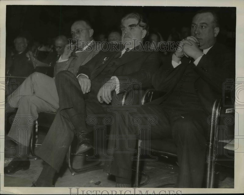 Load image into Gallery viewer, 1940 Press Photo John L Lewis (Center) - nep08596
