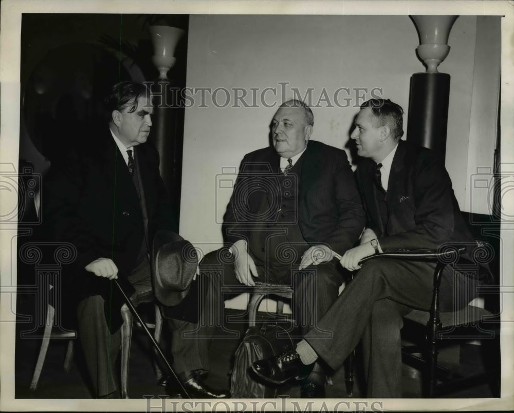 1941 Press Photo Coal Negotiators Adjourn Morning Session without Agreement