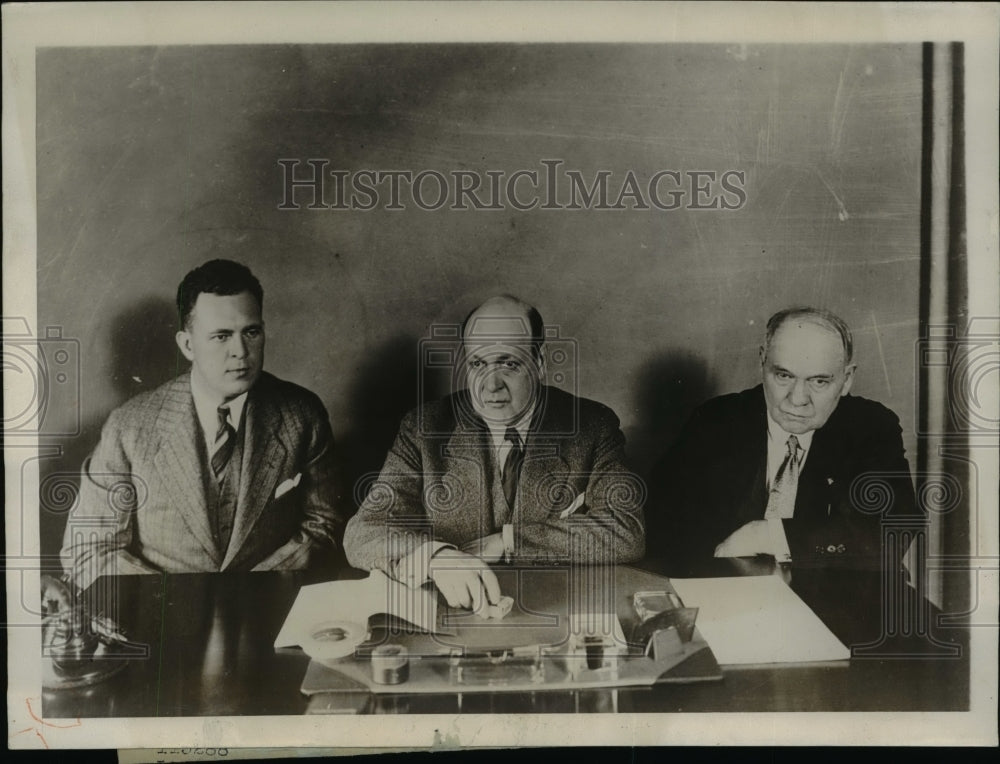 1929 Press Photo Liquor Conspiracy & Vote Fraud Investigation Expected to Indict