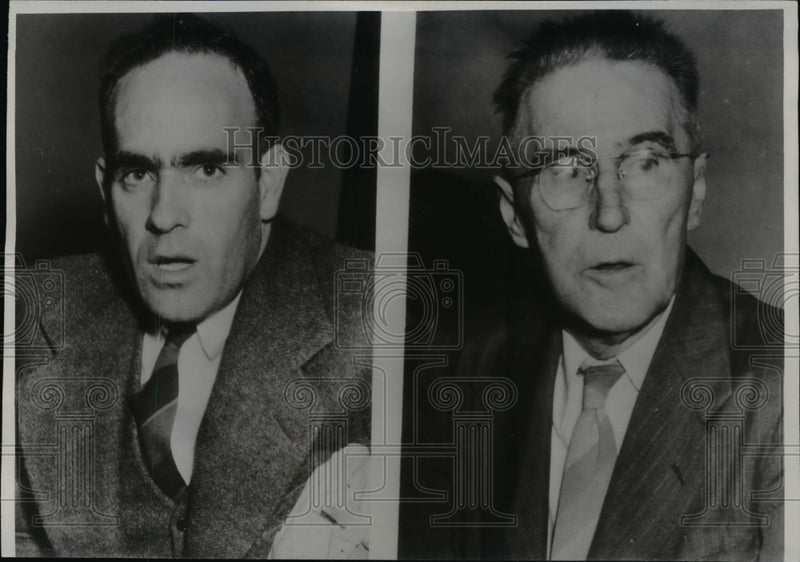 Load image into Gallery viewer, 1947 Press Photo Civilian MD Naval Base Employee Alleges Threats for Reporting
