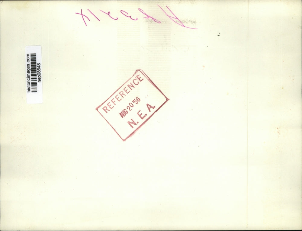 1956 Press Photo Adlai Stevenson Addresses Dem Nat'l Convention - nep08648