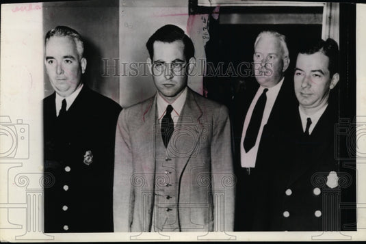 1942 Press Photo Amer Exchange Student Alleged Turned Spy, Herman Friedrich