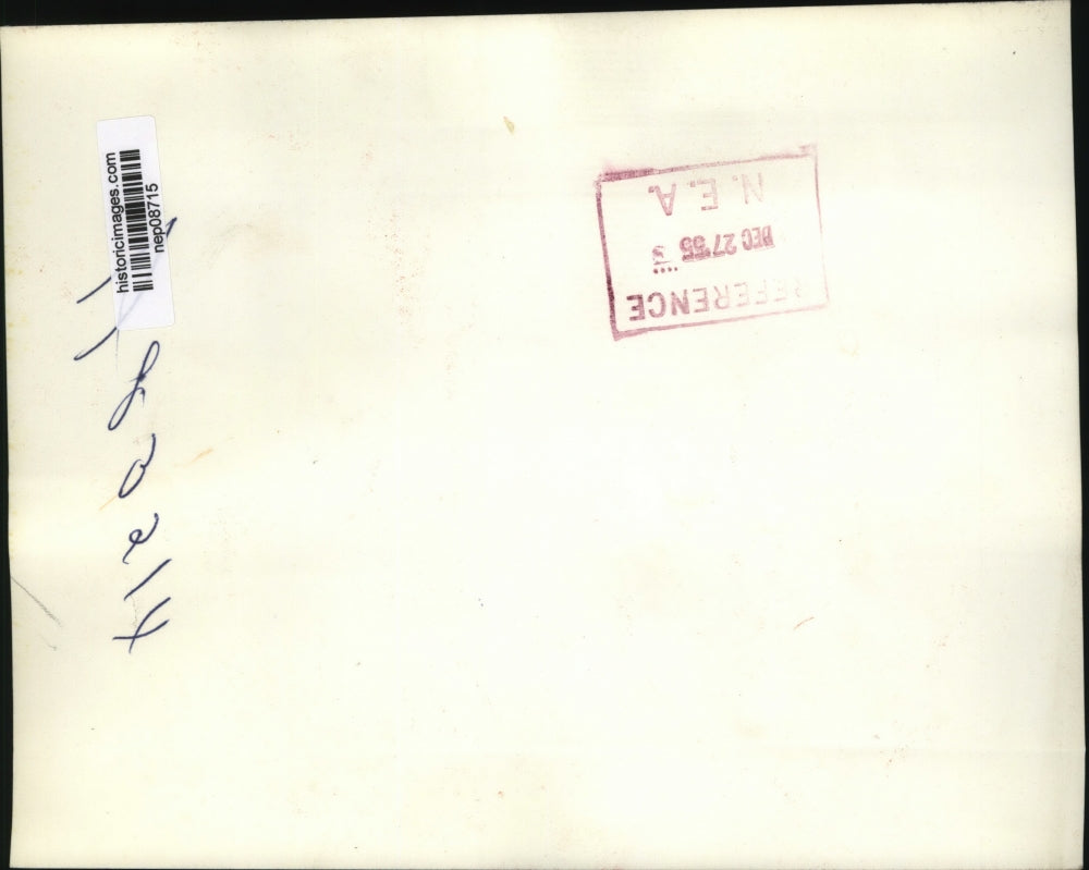 1955 Press Photo Adlai Stevenson Accompanied by Dr. James Stack at Meigs Field