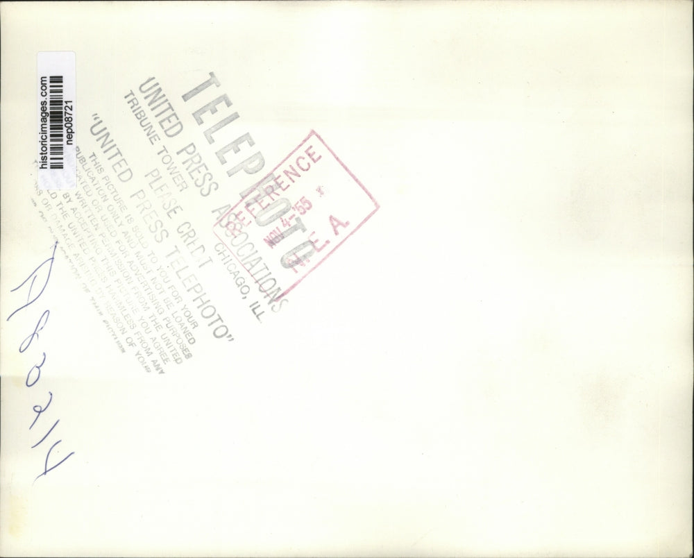 1955 Press Photo Adlai Stevenson Accuses GOP of Failure in Farm Program