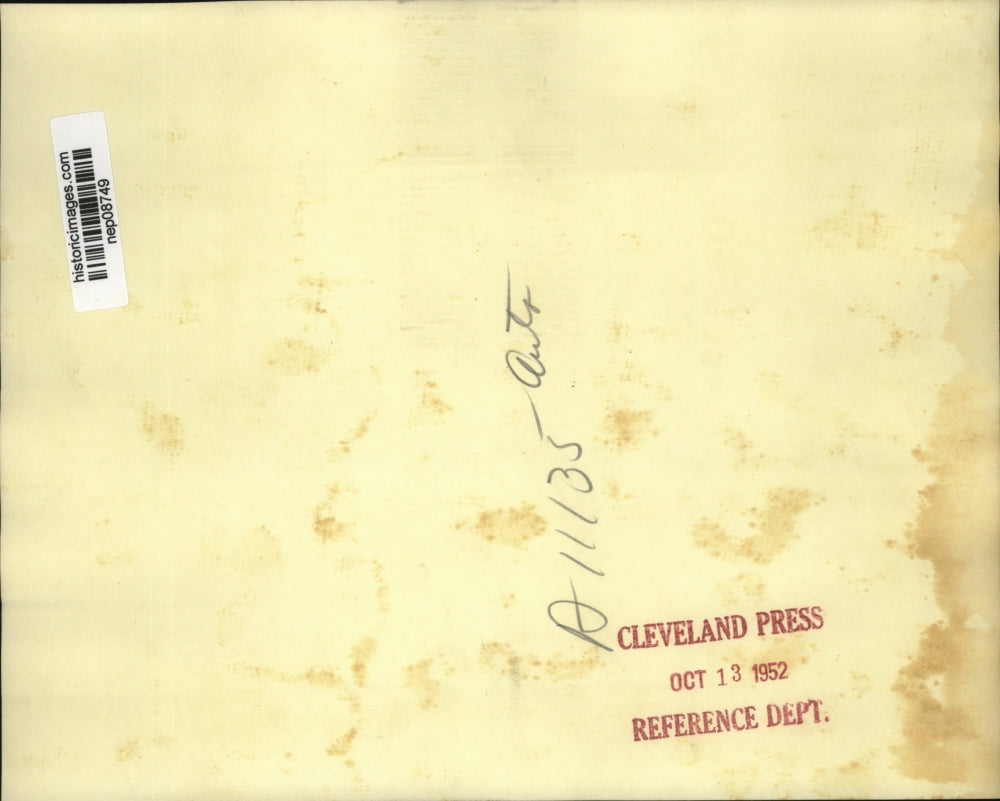 1952 Press Photo Governor Adlai Stevenson Democratic Candidate for President