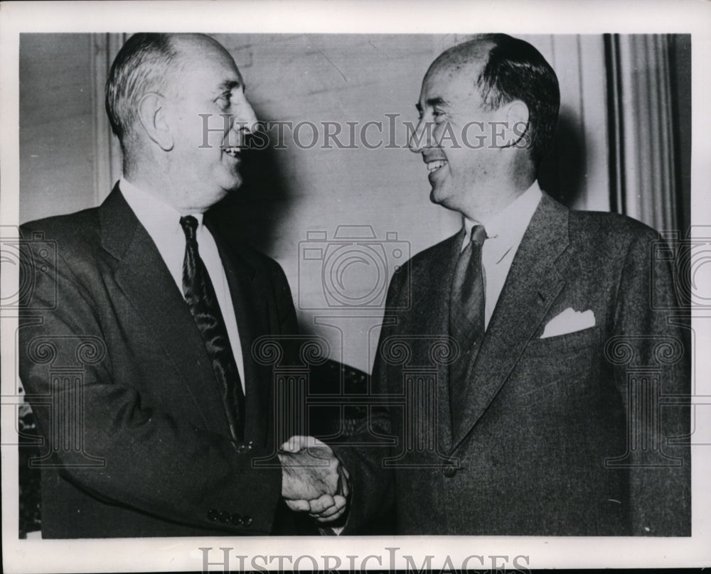 1952 Press Photo Illinois Governor Adlai Stevenson runs for President