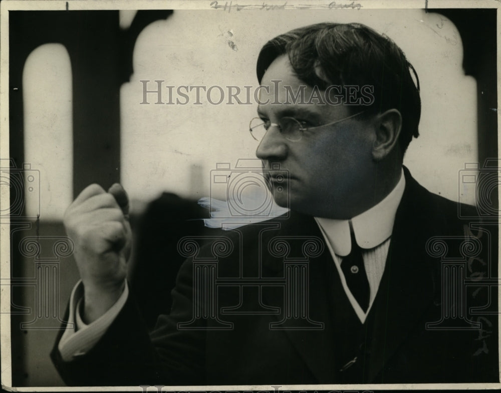 1918 Press Photo Senator Hiram Johnson of California, "Fighting Governor"