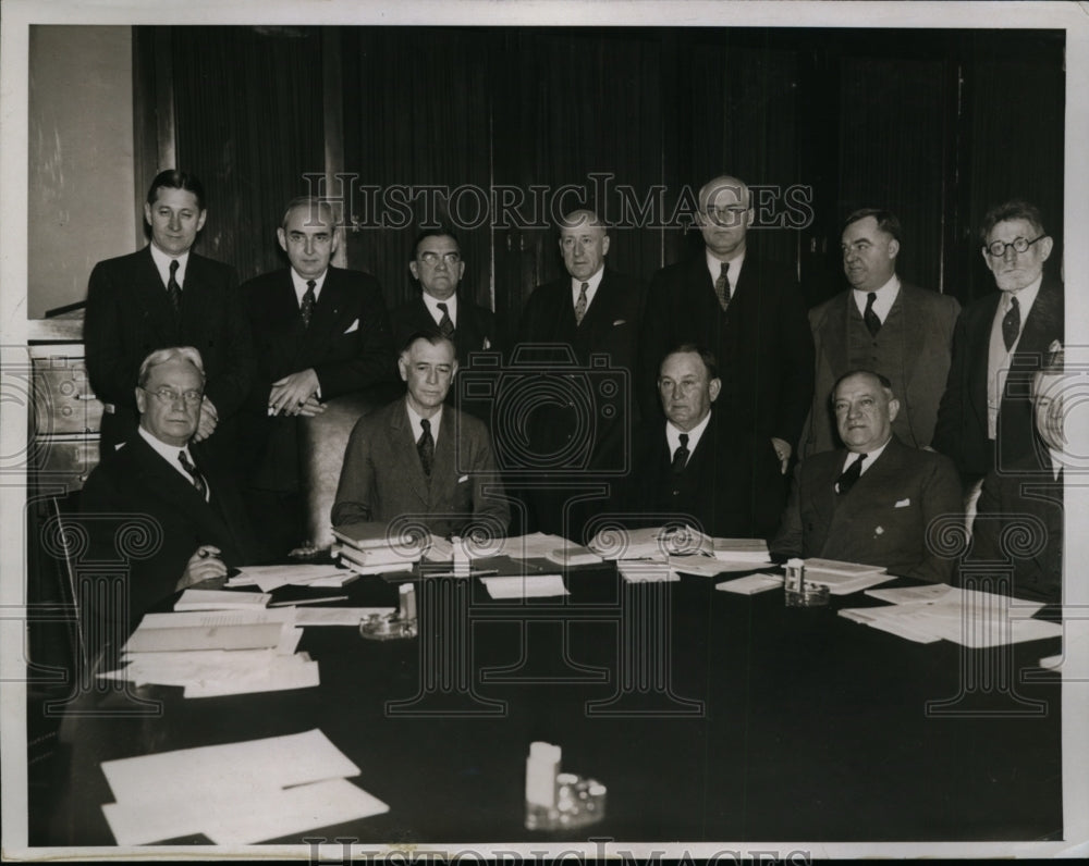 1935 Press Photo US Senate Foreign Relations Committee - nep08994