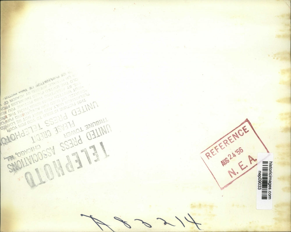 1956 Press Photo Presidential candidate Adlai Stevenson at Chicago convention