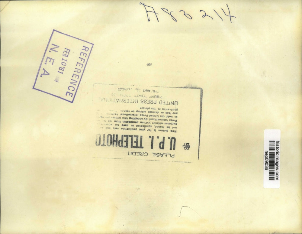 1961 Press Photo US Ambassador to the UN Adlai Stevenson - nep09036