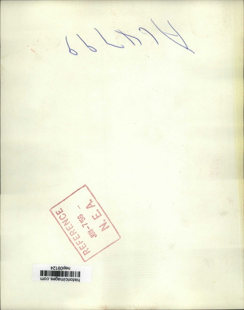 1956 Press Photo Estes Kefeuver on State Campaign Tour California - nep09124