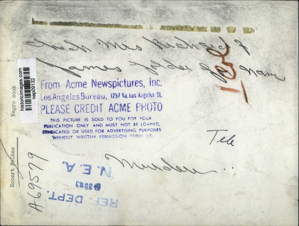 1943 Press Photo Robert Folkes Murderer - nep09132