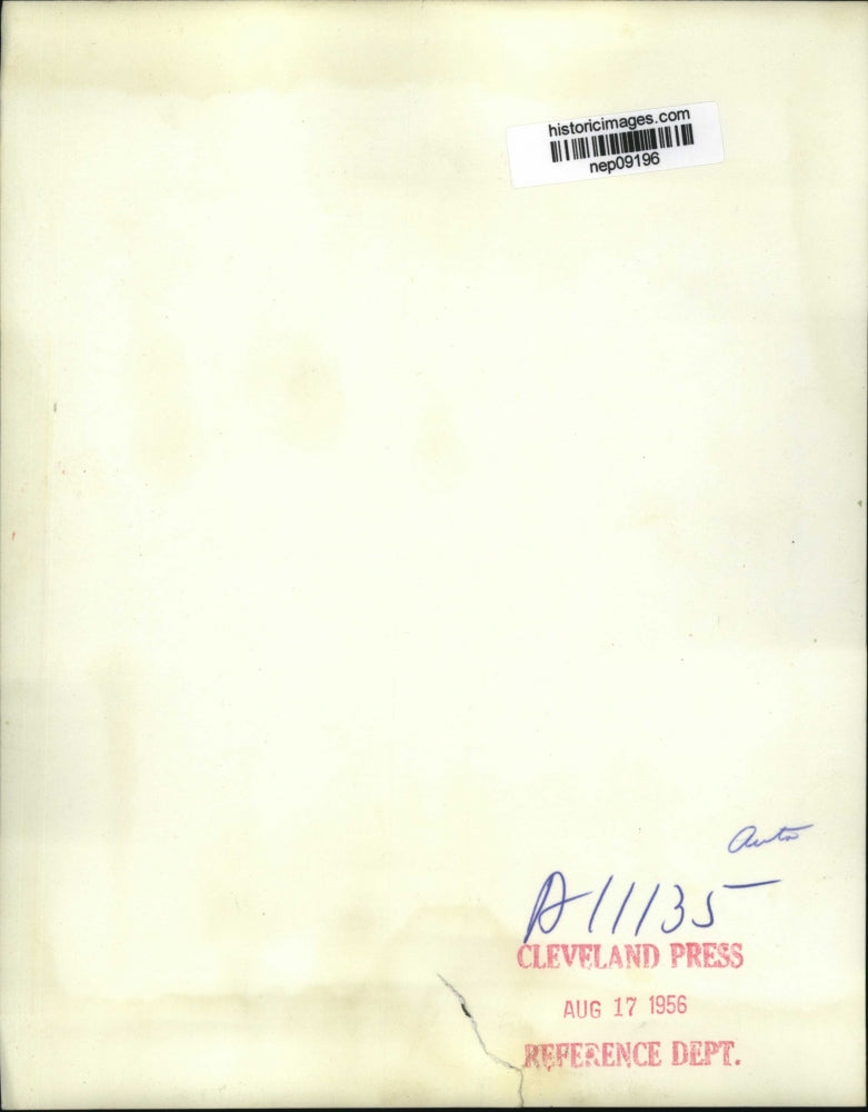 1956 Press Photo Adlai Stevenson in Car After Dem. Nomination Acceptance Speech