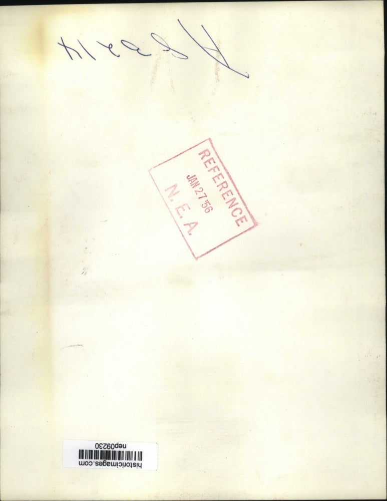 1955 Press Photo Adlai Stevenson at Col Jacob Arvey Home in Miami Beach, Florida