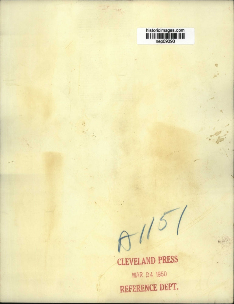 1950 Press Photo William F. (The Actor) Sutton Suspect Leader of $63,000 Robbery