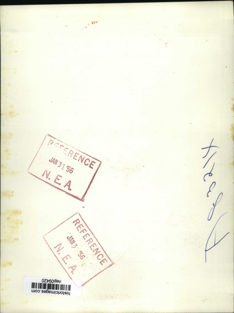 1956 Press Photo Adlai Stevenson Noose'd as Initiation into Tucson Vigilantes