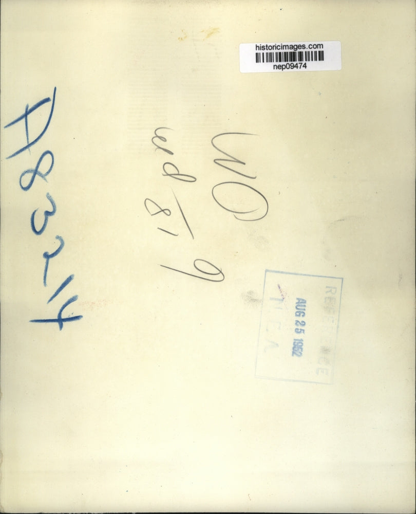 1952 Press Photo Gov Adlai E Stevenson & Sen Robert S Kerr After Conference